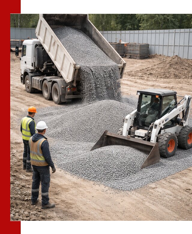 Доставка и продажа гранитного щебня фракции 0-5 в Каменке