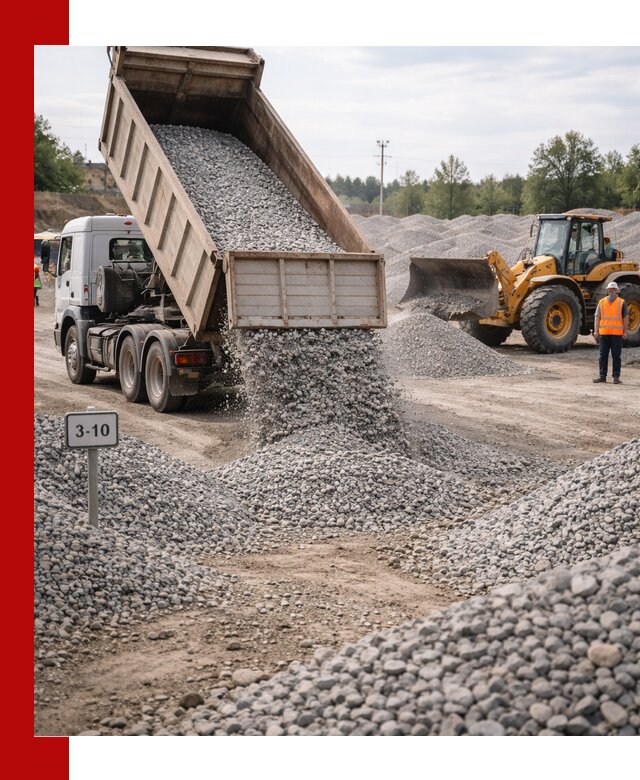 Гранитный щебень фракции 3–10: доставка и продажа в Каменке