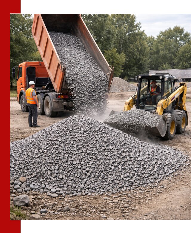 Купить гранитный щебень фракции 5–10 в Каменке с доставкой