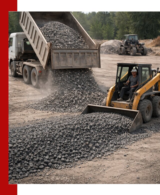 Гранитный щебень фракция 40-70 с доставкой в Каменке