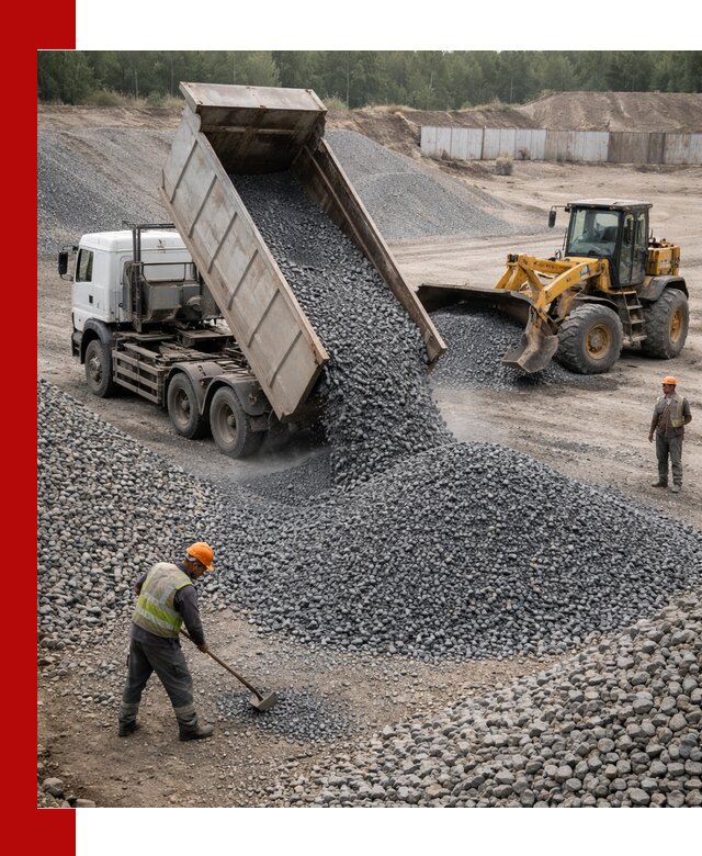 Щебень габбро-диабаз фр. 5-20 с доставкой в Каменке