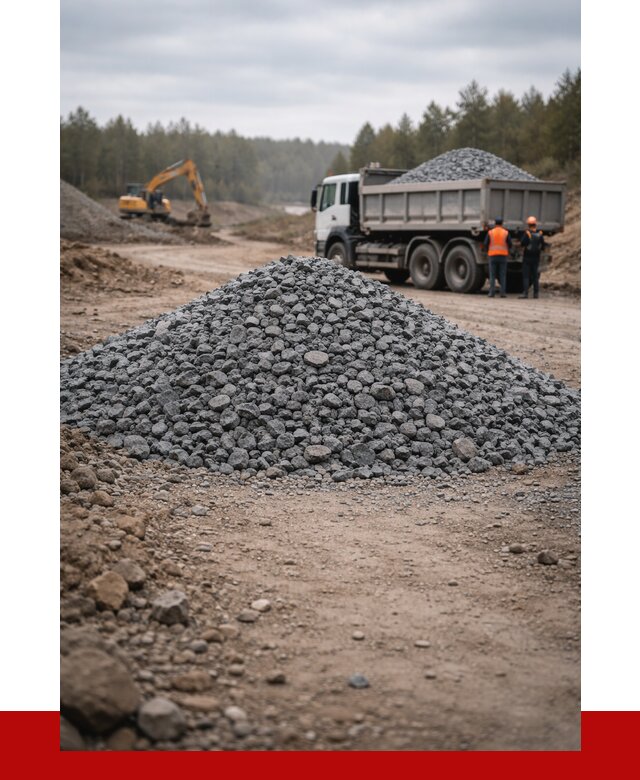 Щебень габбро диабаз фракция 40-70 в Каменке от 2225 р-ПРОНЕРУДКам