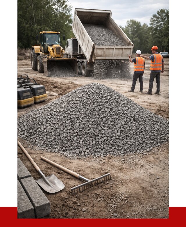 Гравийный щебень купить в Каменке от 2225 р. ПРОНЕРУДКам