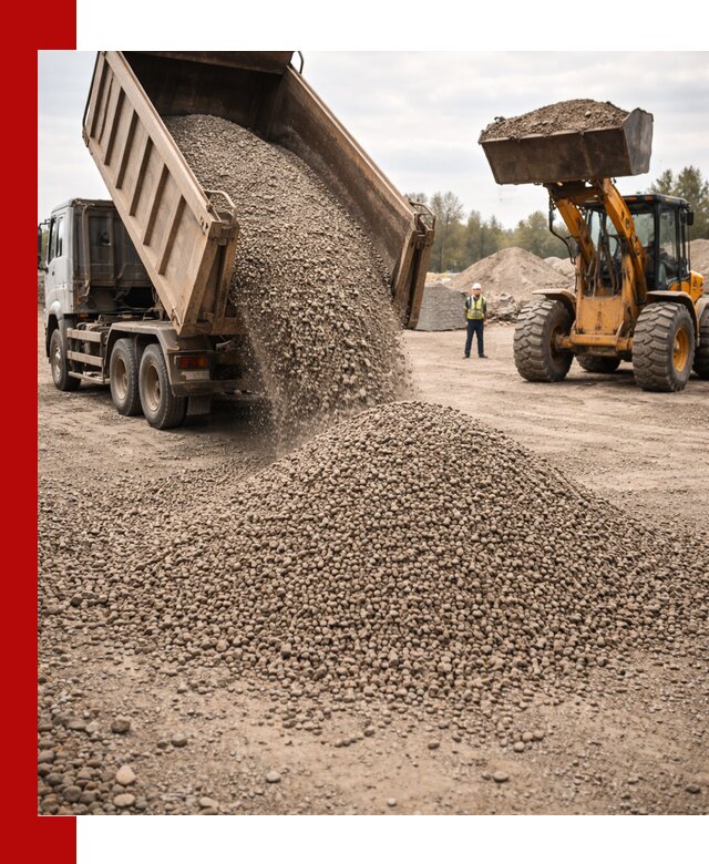 Гравийный щебень фракция 3–10 с доставкой в Каменке