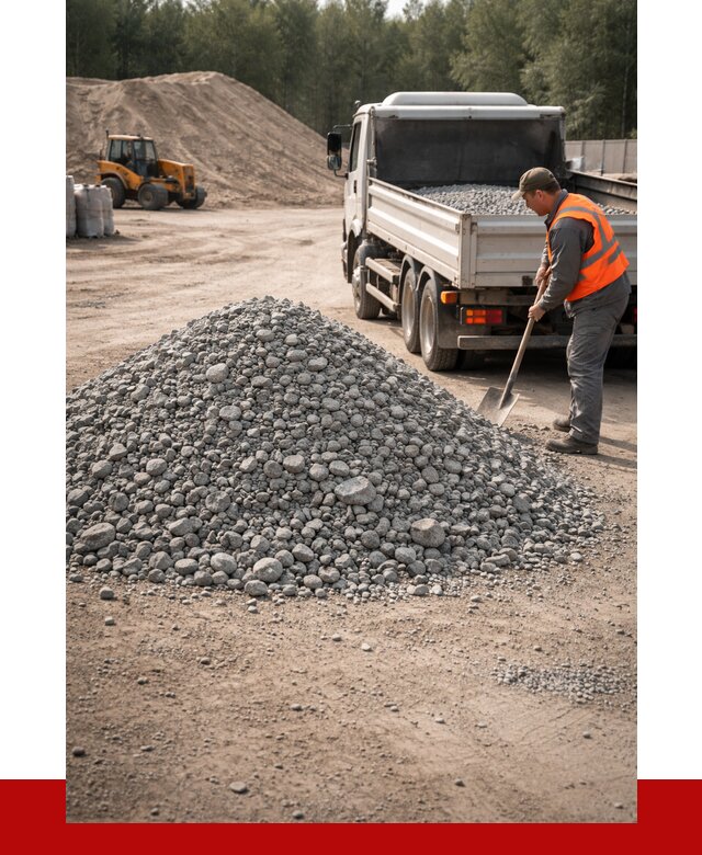 Гравийный щебень фракция 5-10 в Каменке от 2225 р. | ПРОНЕРУДКам