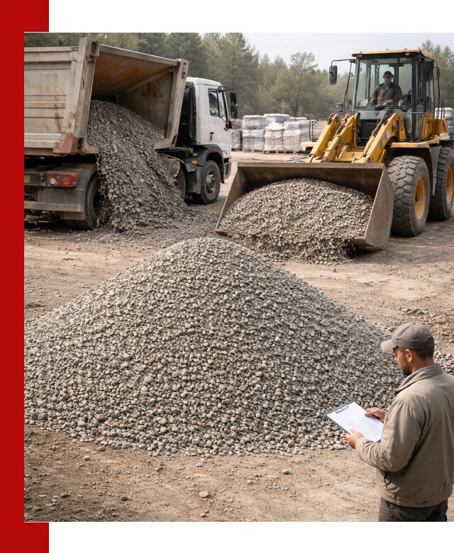 Гравийный щебень фракция 5–10 с доставкой в Каменке