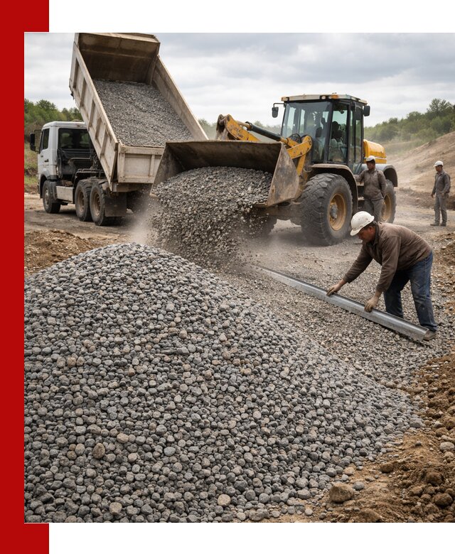 Гравийный щебень фракция 5-20 с доставкой в Каменке