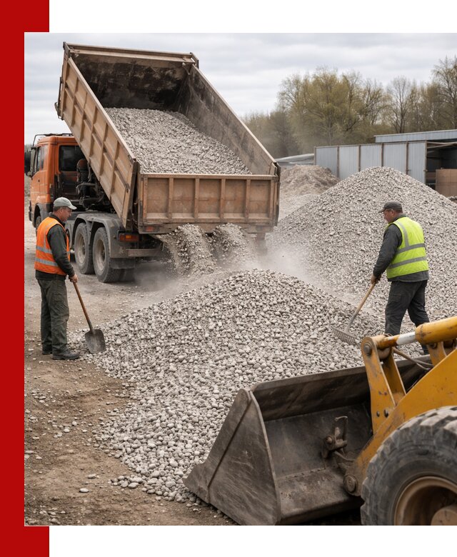 Доломитовый щебень фракции 5-20 с доставкой в Каменке