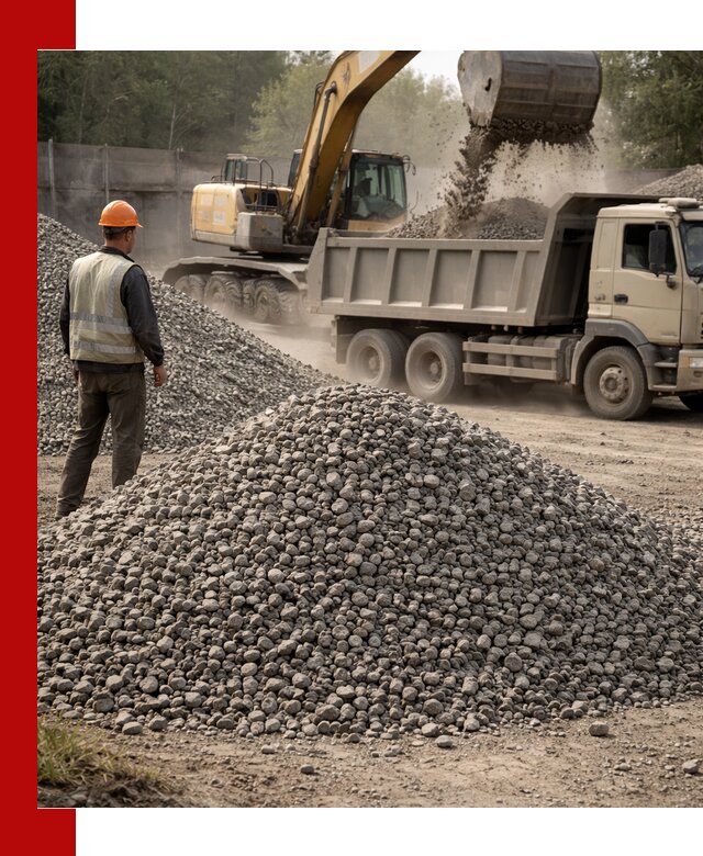 Шлаковый щебень фракция 5-20 с доставкой в Каменке