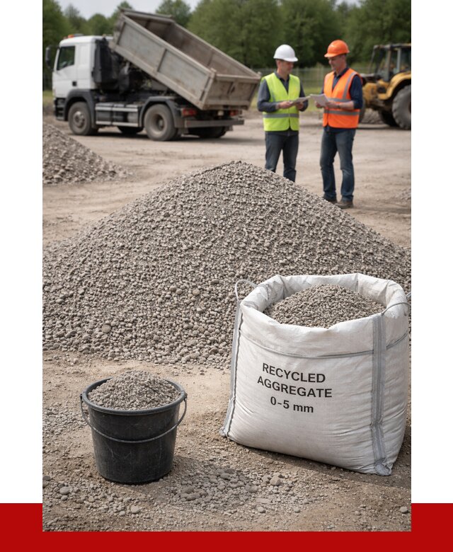 Вторичный щебень фракция 0-5 в Каменке от 1618 р. ПРОНЕРУДКам