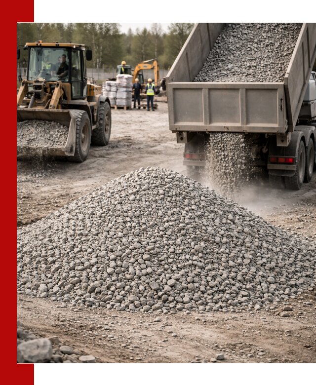 Вторичный щебень фракции 5-20 в Каменке — доставка и продажа крупнотоннажно