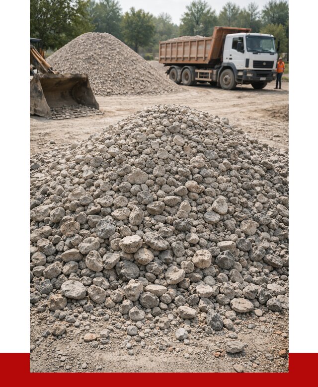 Вторичный щебень фракция 20-40 в Каменке от 2225 р ПРОНЕРУДКам