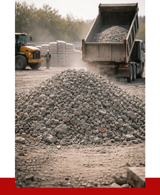 Вторичный щебень фракция 70-150 в Каменке от 1416 р. | ПРОНЕРУДКам