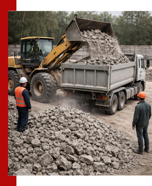 Вторичный щебень фракция 70–150 в Каменке с доставкой