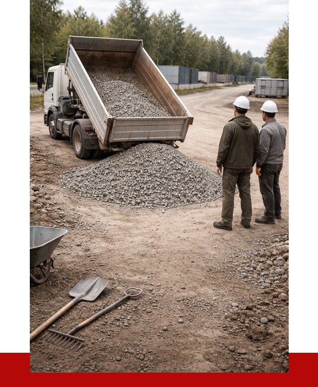 Бетонный щебень фракция 5-20 в Каменке от 3237 р., ПРОНЕРУДКам