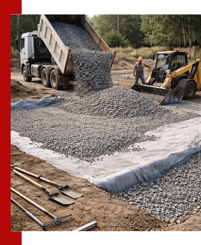 Щебень для фундамента с доставкой в Каменке