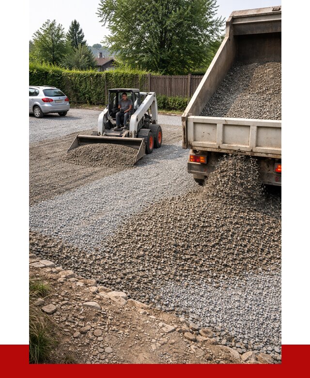 Щебень для парковки в Каменке с доставкой от 1214 р.| ПРОНЕРУДКам