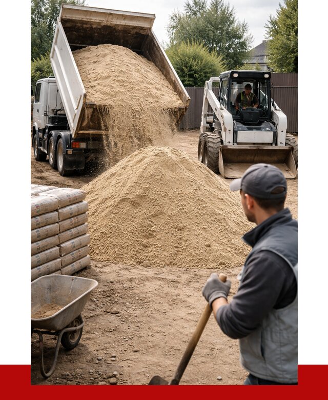 Мытый речной песок с доставкой в Каменке от 1467 р. | ПРОНЕРУДКам