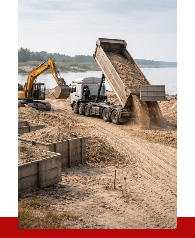 Купить намывной песок в Каменке от 1517 р., ПРОНЕРУДКам