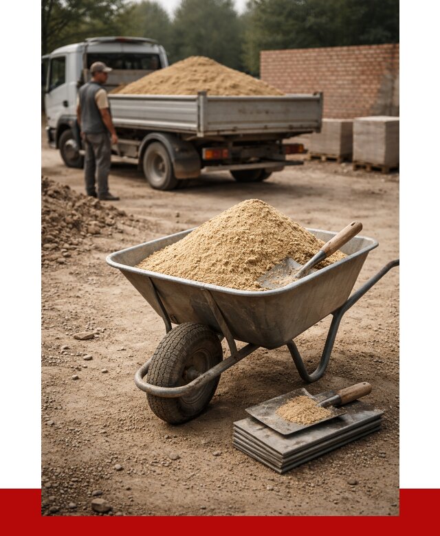 Песок для кладки в Каменке с доставкой от 2225 р. | ПРОНЕРУДКам