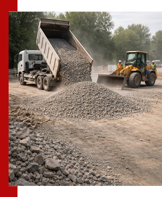 Гравий фракция 5–20 доставка в Каменке оптом и в розницу