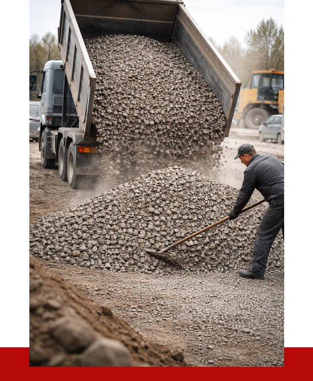 Гравий фракция 20-40 в Каменке от 2529 р. доставка | ПРОНЕРУДКам