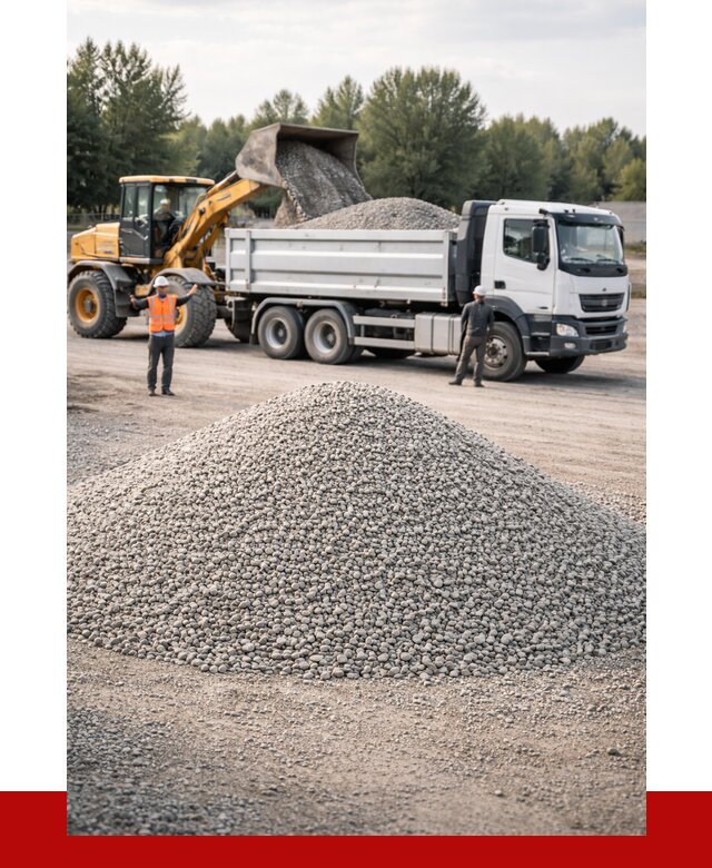 Купить мытый гравий в Каменке от 3540 р, доставка ПРОНЕРУДКам