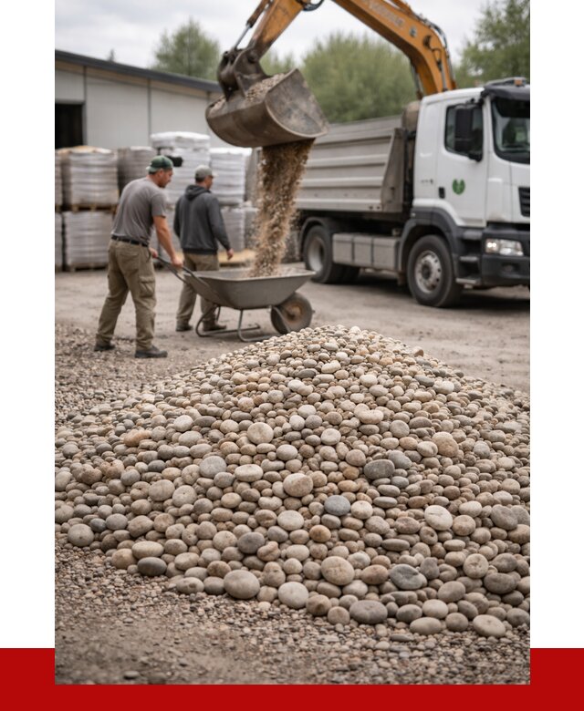 Галька декоративная в Каменке от 3237 р. за куб | ПРОНЕРУДКам