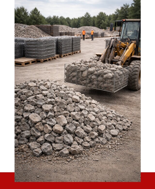 Камень для габионов фракция 70-150 в Каменке от 4248 р. | ПРОНЕРУДКам