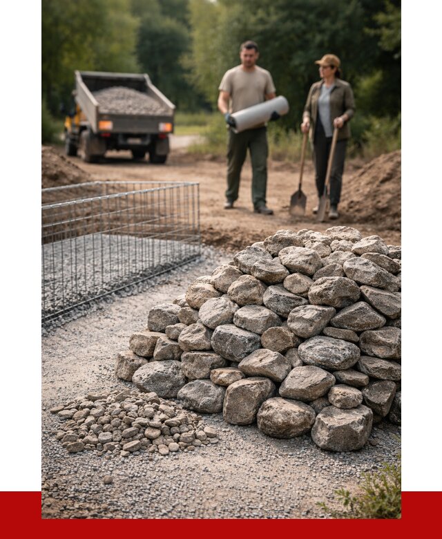 Камень для габионов фракция 100-200 в Каменке от 4855 р. | ПРОНЕРУДКам