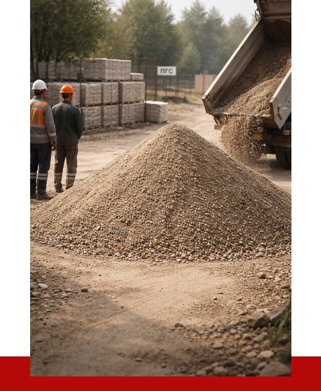 ПГС С1 с доставкой в Каменке от 2832 р. за куб | ПРОНЕРУДКам