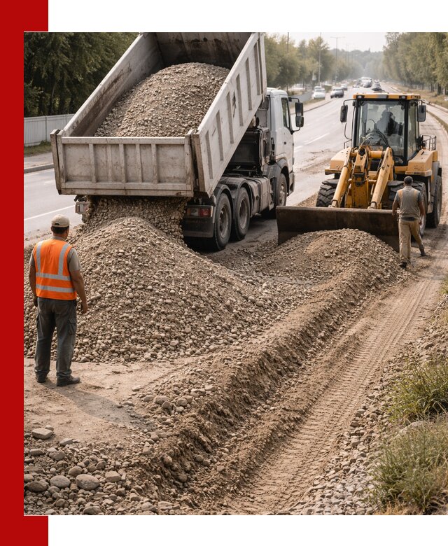 Опгс для устройства дорог и подсыпки в Каменке