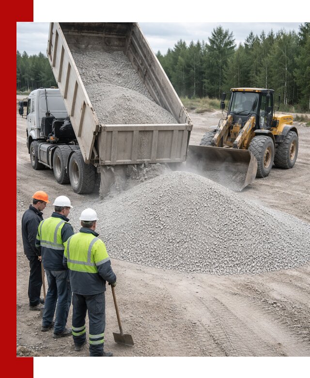 Известняковый отсев 0-5 доставка в Каменке быстро и выгодно