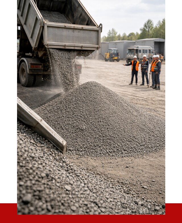 Гравийный отсев 0-5 в Каменке от 1214 р. с доставкой | ПРОНЕРУДКам