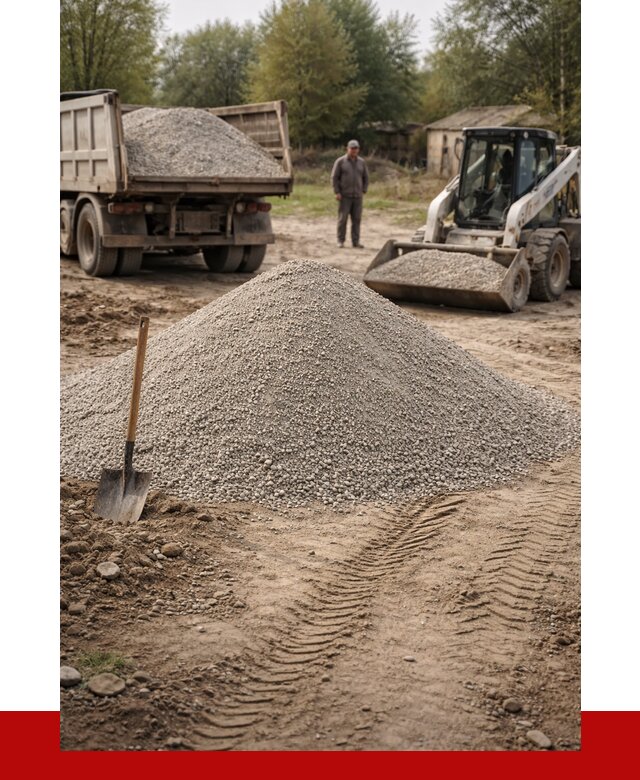 Отсев для подсыпки в Каменке от 1517 р. с доставкой | ПРОНЕРУДКам