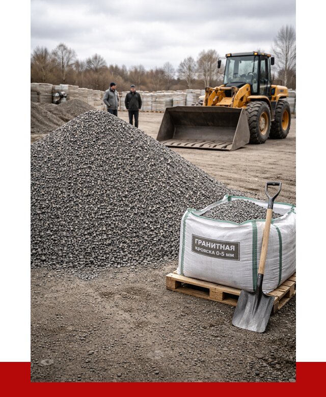 Купить гранитную крошку в Каменке от 4855 р. с доставкой | ПРОНЕРУДКам