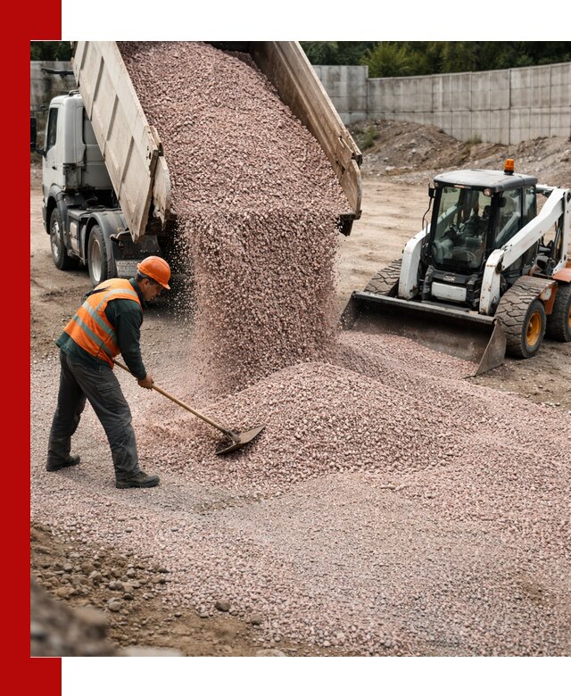 Крошка розовый гранит с доставкой в Каменке от производителя
