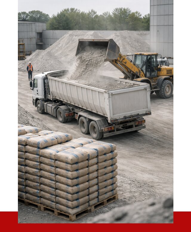 Купить цемент навалом в Каменке от 5563 р. с доставкой | ПРОНЕРУДКам