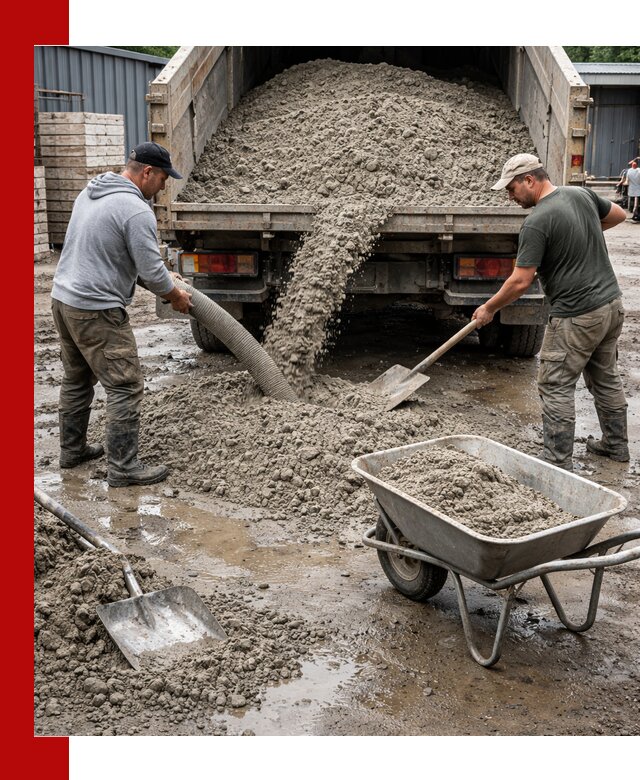 Цементно-песчаная смесь М150 доставка в Каменке