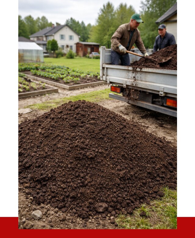 Плодородный грунт в Каменке с доставкой от 4248 р. | ПРОНЕРУДКам