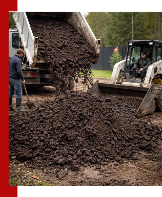 Плодородный грунт с доставкой в Каменке для садов и огородов
