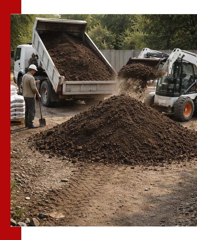 Доставка растительного грунта в Каменке от производителя оптом и в розницу