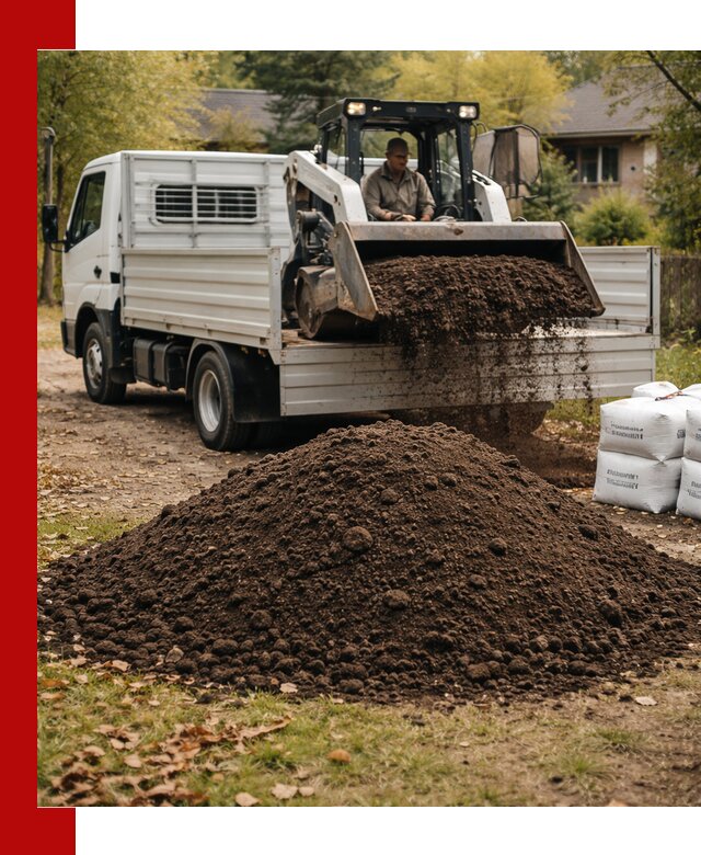 Доставка садовой земли в больших объёмах в Каменке