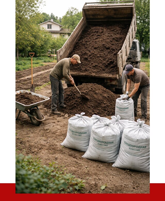 Плодородная смесь в Каменке от 4248 р./куб с доставкой | ПРОНЕРУДКам