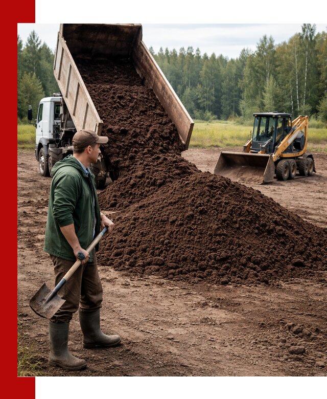 Купить верховой торф с доставкой в Каменке для садоводства и растений