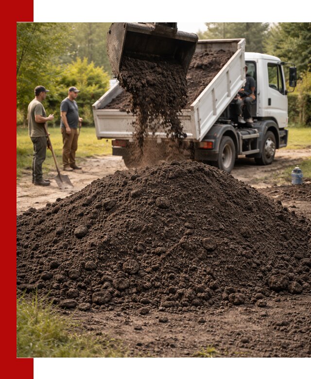 Доставка и продажа чернозема в Каменке оптом и в розницу