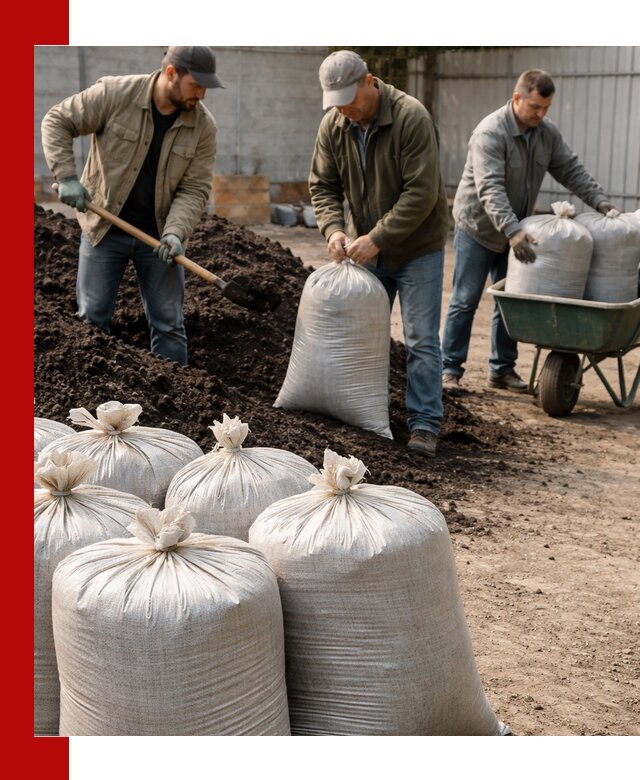 Купить чернозем в мешках с доставкой в Каменке