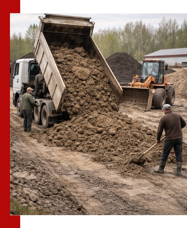 Доставка глин и суглинков в Каменке оптом и вкрай