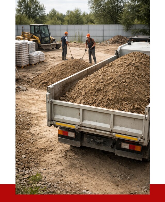 Супесь с доставкой в Каменке от 2478 р. за куб | ПРОНЕРУДКам