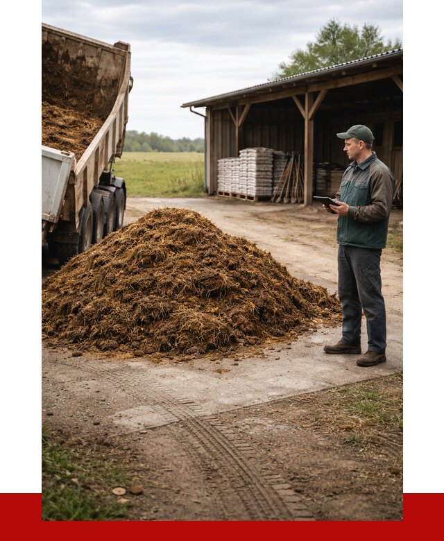 Купить навоз с доставкой в Каменке от 1214 р. за куб | ПРОНЕРУДКам
